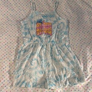 Stitch Kids Tie-Dye Romper - Primark EUC
